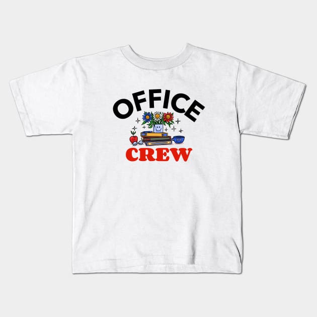 Office Crew Kids T-Shirt by Mountain Morning Graphics